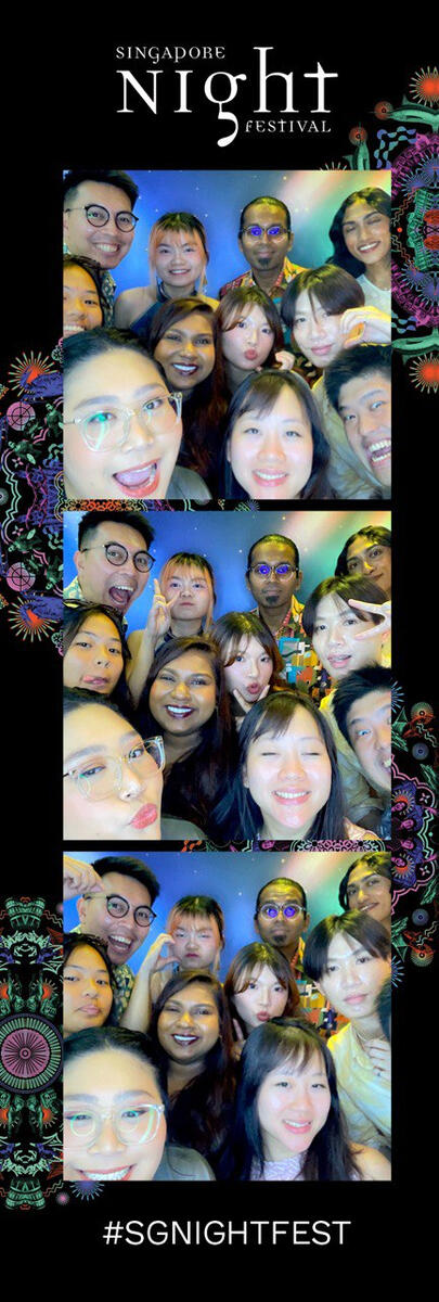 The FPD team during our appreciation dinner photobooth!