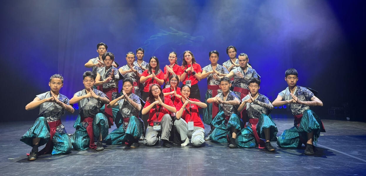 With the Long Yun Kung Fu Troupe